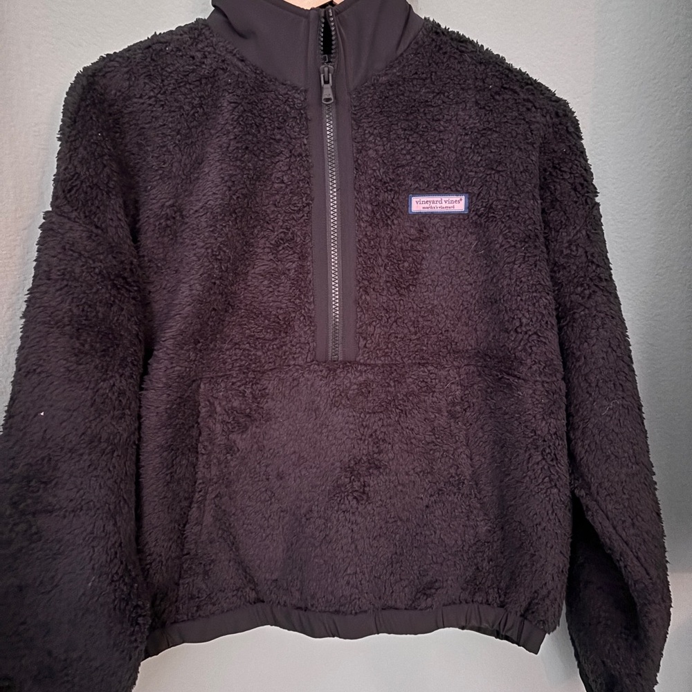 Vineyard Vines Charcoal Fleece Jacket